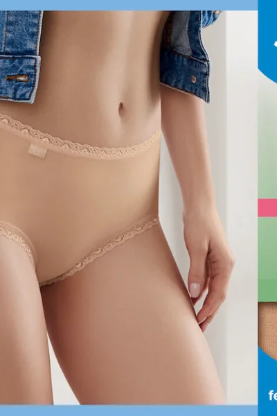 Prodyšné dámské tělové kalhotky Sloggi 3ks