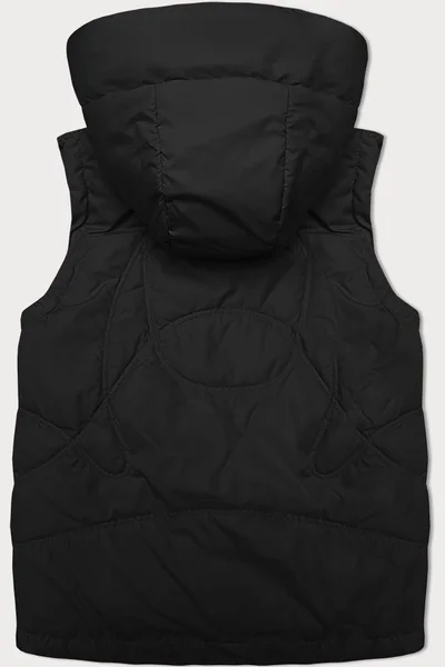 Klasická přechodová dámská vesta s kapucí Miss TiTi
