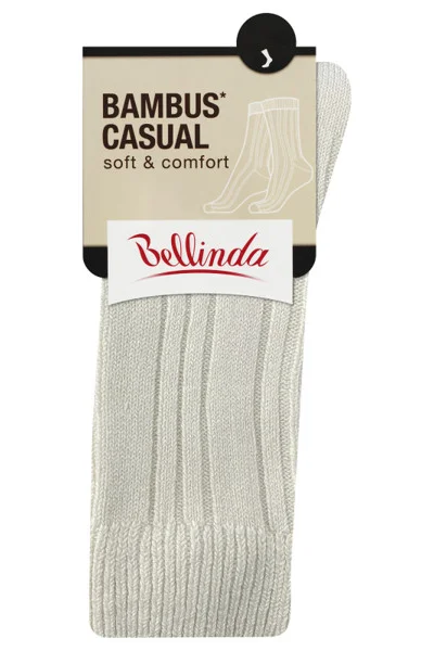 Hřejivé unisex ponožky z bambusu Bellinda světle béžové