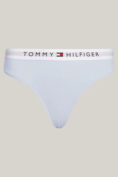 Dámská tanga modrá - Tommy Hilfiger Organic Cotton