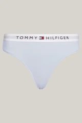 Dámská tanga modrá - Tommy Hilfiger Organic Cotton