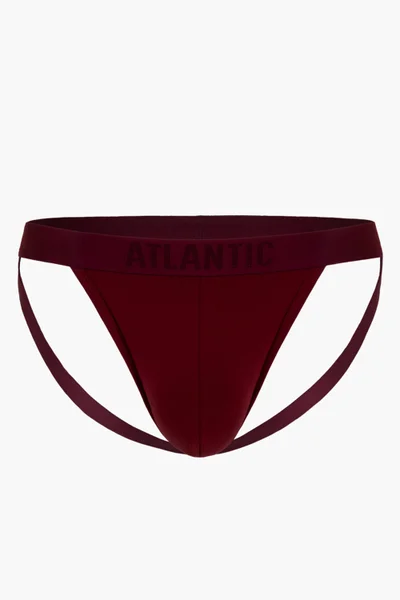 Atlantic Béžové Neviditelné Pánské Jockstrap Kalhotky