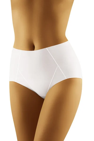 Bílé vysoké tvarující dámské kalhotky Wolbar