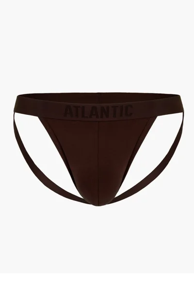 Atlantic Jock Strap - Čokoládové Pánské Kalhotky