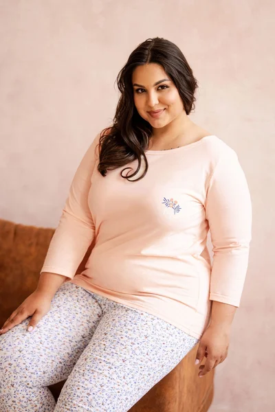 Dámské dvoudílné plus size pyžamo Taro