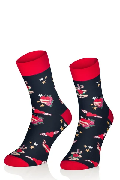 Vysoké pánské ponožky s vánočním motivem Intenso
