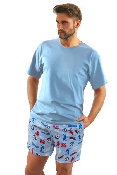 Bledě modré dámské pyžamo Sesto Senso