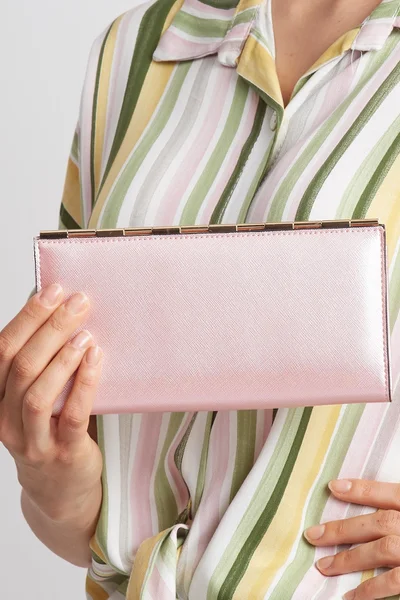 Elegantní světle růžová peněženka FPrice