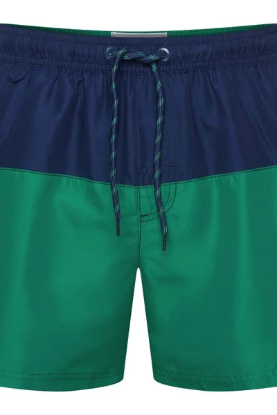 Pánské koupací šortky Henderson modro-zelené