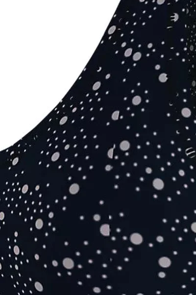 Sportovní černá podprsenka s puntíky Tommy Hilfiger