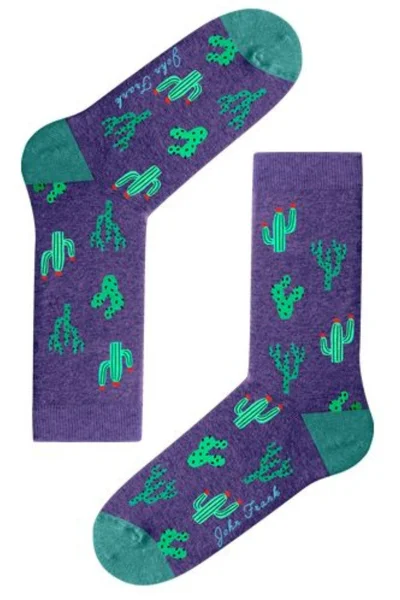 Dámské ponožky John Frank YN531 (v barvě Purple)