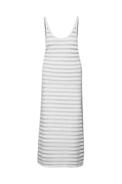 Dámské pruhované dlouhé letní šaty Calvin Klein