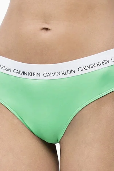 Zelený spodní díl plavek Calvin Klein 0629
