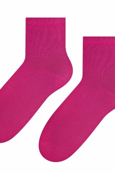 Dámské ponožky S896 pink - Steven (barva Růžová)