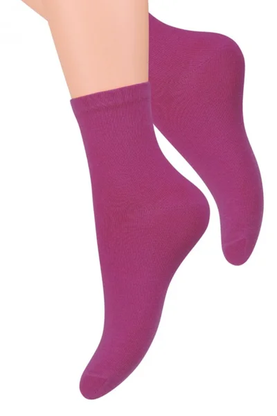 Dámské ponožky S896 pink - Steven (barva Růžová)
