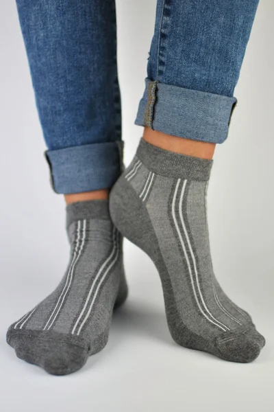 Noviti Unisex Bambusové Ponožky Grey Melange