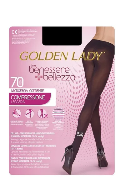 Černé dámské punčocháče Golden Lady Benessere