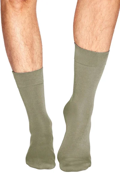Vysoké zelené pánské ponožky Henderson