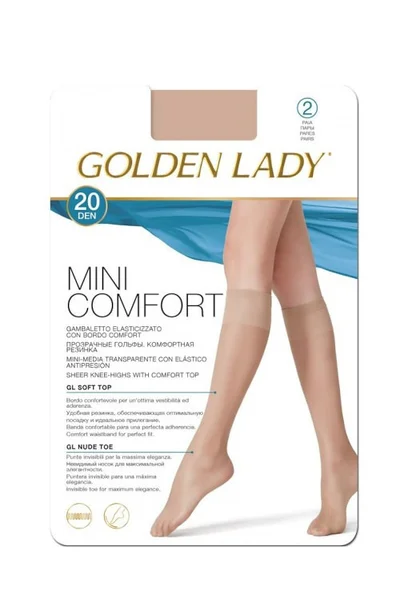 Dámské podkolenky Golden Lady Mini Confort 2-pack