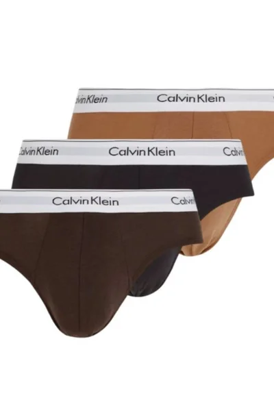 3 ks pánské slipy se širokou gumou Calvin Klein