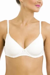 Dámská měkká vyztužená podprsenka PERFECT SOFT BRA - BELLINDA - smetanová