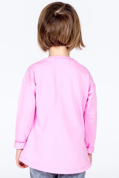 Růžové dívčí tričko se smajlíkem FPrice