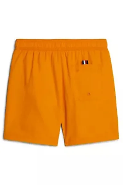 Stylové oranžové chlapecké plavky Tommy Hilfiger