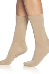 Dámské bambusové ponožky BAMBUS LADIES COMFORT SOCKS - BELLINDA - béžová