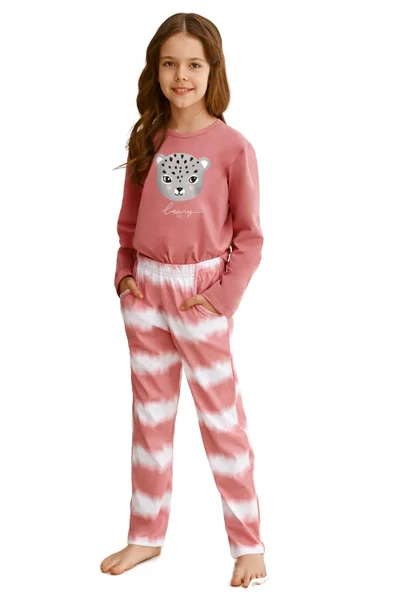 Dívčí pyžamo J223 Carla pink - Taro růžová
