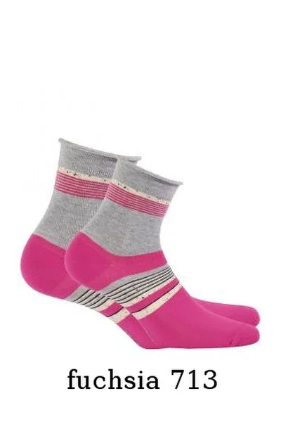 Vzorované dámské ponožky Gatta Cottoline G 84.01N