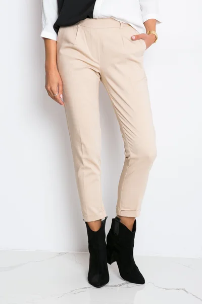 Dámské kalhoty R676 - RUE PARIS FPrice (barva růžová)