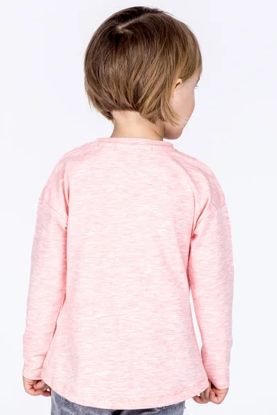 Růžové dívčí tričko se smajlíkem FPrice