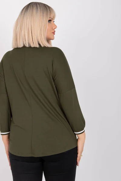 Dámská halenka RV BZ RE108 khaki FPrice