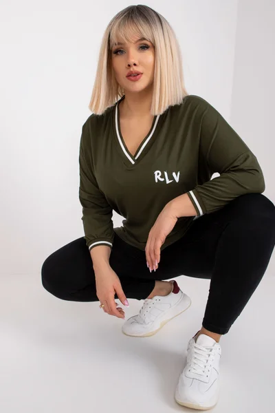 Dámská halenka RV BZ RE108 khaki FPrice