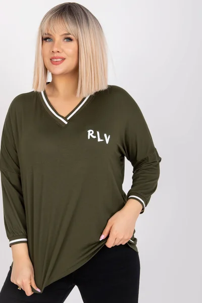 Dámská halenka RV BZ RE108 khaki FPrice