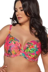 Plus size dámská bikiny podprsenka s výztuží Ava