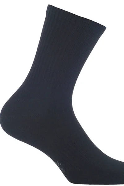 Pohodlné bavlněné vysoké pánské ponožky s ionty stříbra Wola