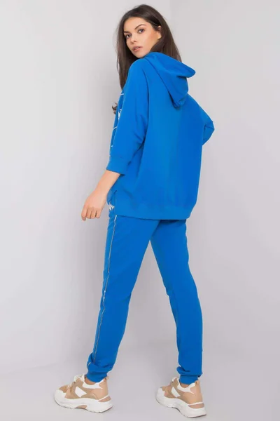 Tmavě modrá tepláková souprava s kalhotami FPrice