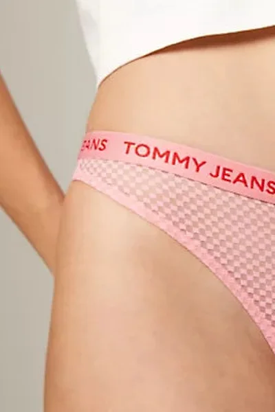 Barevná dámská tanga Tommy Hilfiger 3ks