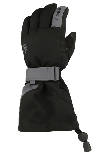Černé rukavice pro děti na lyžování Eska