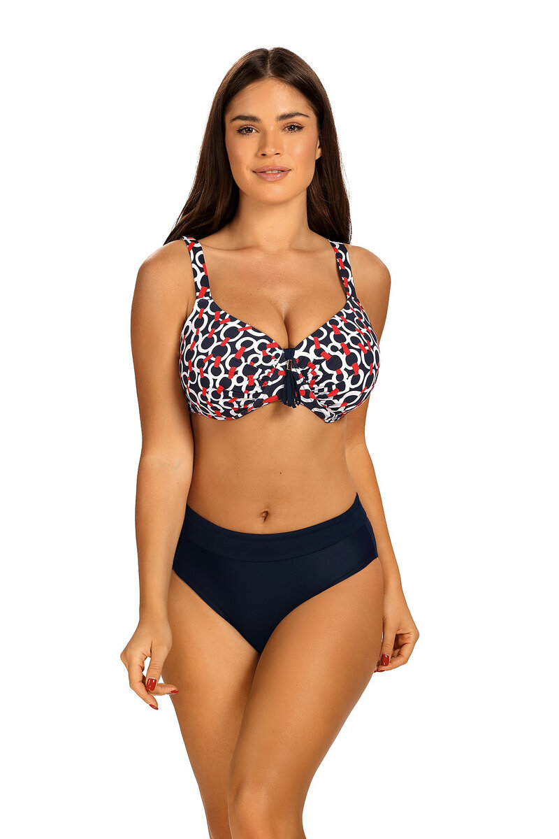 Dámské plus size bikiny s tvarující podprsenkou Self, černá 40E-L i384_33582667