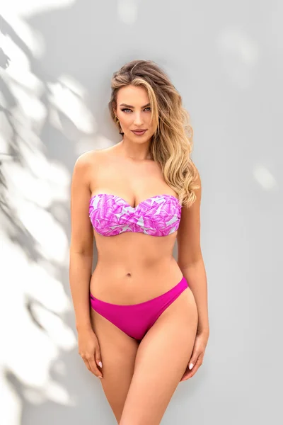 Fialové dámské bikiny s push-up efektem Etna