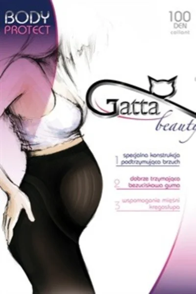 Těhotenské černé punčocháče Gatta Body Protect