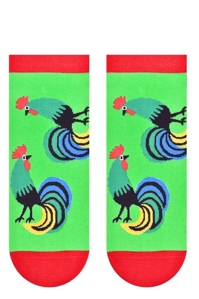 Dámské ponožky s barevným potiskem Steven 116
