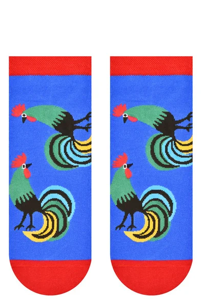 Dámské ponožky s barevným potiskem Steven 116