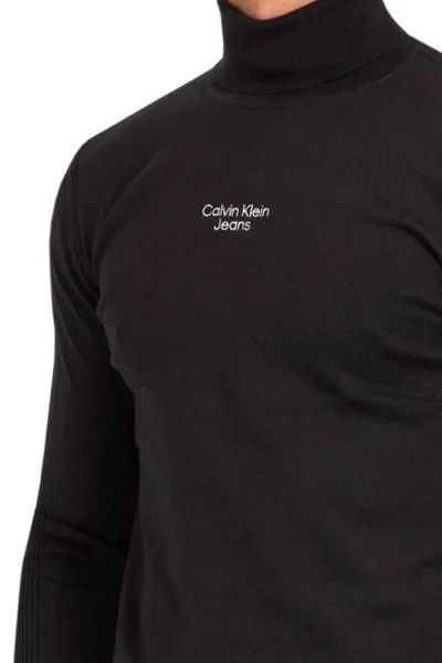 Pánský svetr Calvin Klein Stacked Logo Slim Fit