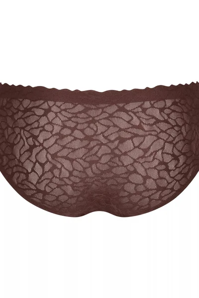 Bokové kalhotky Zero Feel Lace Hipster - EBONY BROWN - Sloggi