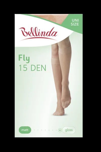 Dámské silonkové podkolenky FLY KNEE HIGHS HD599 - BELLINDA - amber