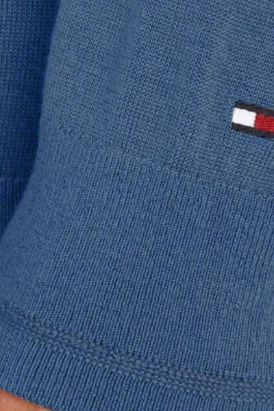 Klasický pánský modrý pulovr Tommy Hilfiger