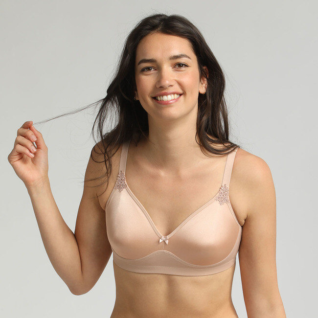 Dámská podprsenka bez kostic Playtex ESSENTIAL SUPPORT SOFT CUP BRA - Playtex - tělová, 80 C i454_PX000AU9-007-80C